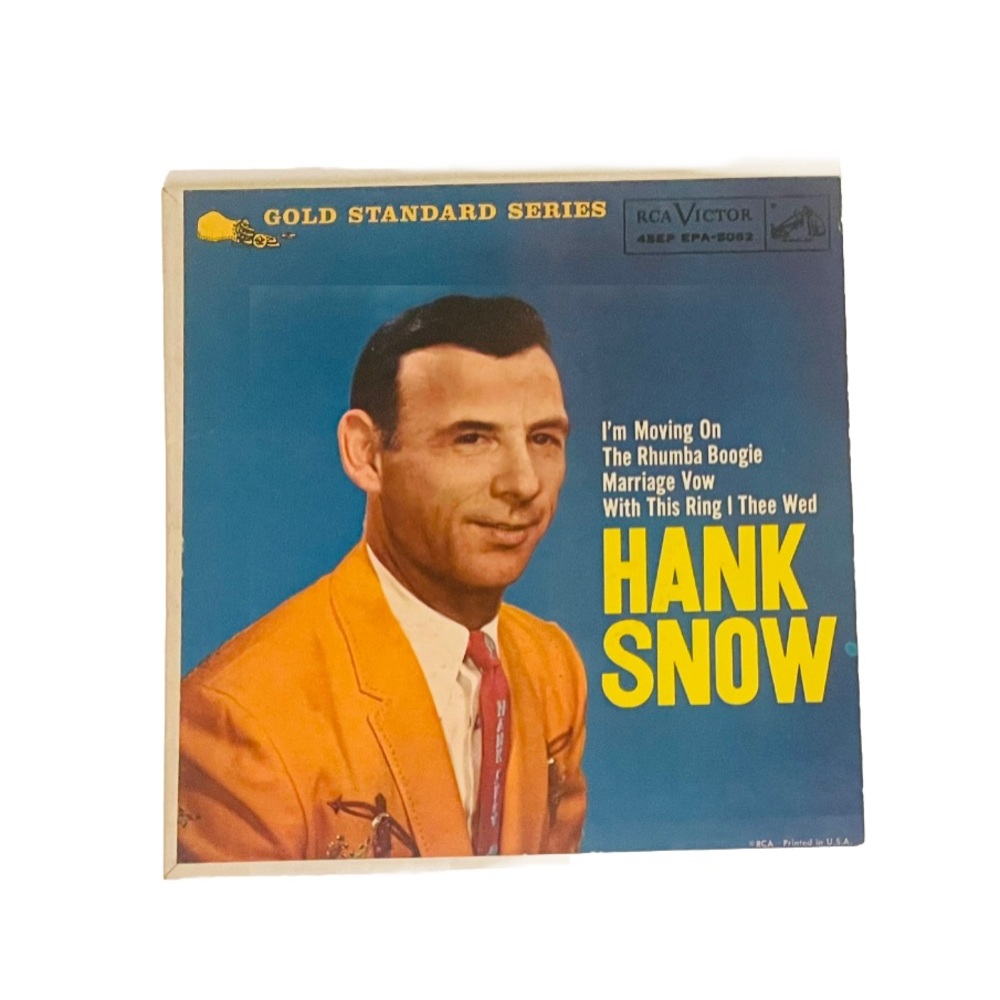 Vintage 1957 HANK SNOW I’m Moving On RCA 7" 45 RPM-EP 5062 Music Record Country